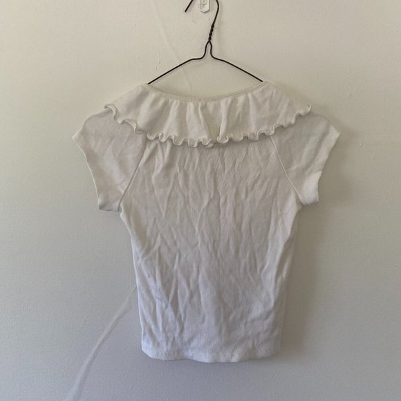 Wilfred white ruffled collar shirt - ACCEPTING OFFERS - Picture 2 of 2